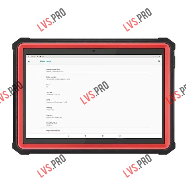 Android LVS Tablet 10.1″ (3GB RAM / 128GB) – OBD2 Ready Device